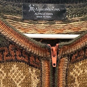 Women’s Fall Colors Alpaca Yarn Sweater